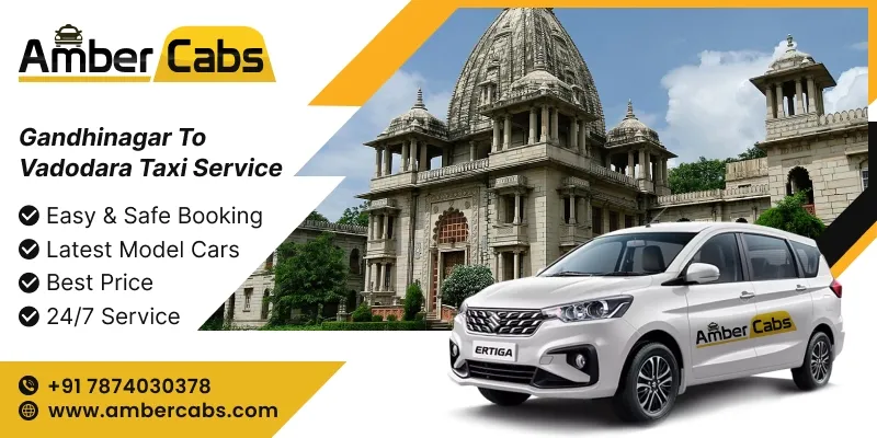 Gandhinagar To Vadodara Taxi Service