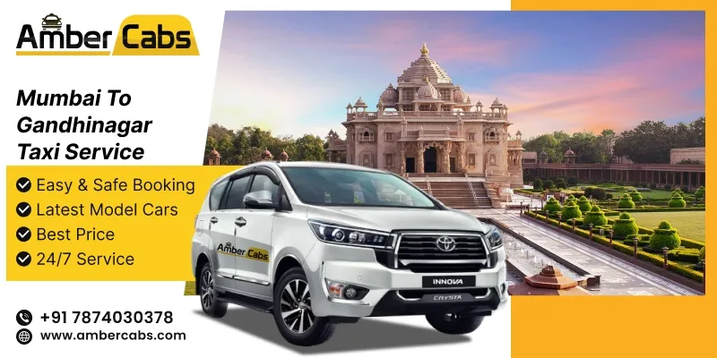 Mumbai to Gandhinagar Taxi Service